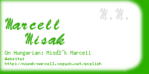 marcell misak business card